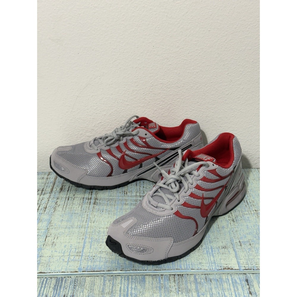 Nike Air Torch 4 Men's 11.5 Grey Red Black Sneakers New